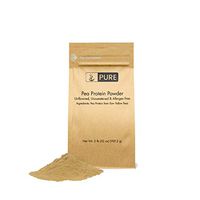 Pea Protein Powder (2 lbs) by Pure Organic Ingredients, Eco-Friendly Packaging, High Quality, All-Natural, Allergen-Free