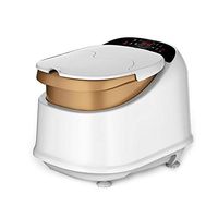 Split Foot Tub Automatic Massage Footbath Pedicure Foot Bath Barrel Household Electric Constant Temperature Heating (Pearl White)