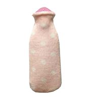 500ML Long Hot Water Bottle Rubber Content Holds Heat Better (Cover May Random)