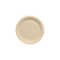 Dart 6PHQR 6 in Honey Laminated Foam Plate (Case of 1000)