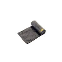 alerghrg 15Pcs Stringing Type Tall Kitchen Drawstring Trash Garbage Bags Fresh Clean Portable Household Home Rope Storage Bags,Black