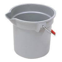 Rubbermaid Commercial 640-2614-GRAY 14Qt Brute Bucket