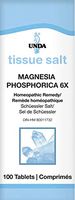 UNDA - Magnesia Phosphorica 6X (Salt) - Homeopathic Remedy to Support Muscle Health and Relieve Cramps Associated with Menstruation - 100 Tablets