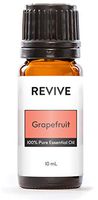 REVIVE Essential Oils GRAPEFRUIT 10 ml -100% Pure Therapeutic Grade, For Diffuser, Humidifier, Massage, Aromatherapy, Skin & Hair Care - Cruelty Free - Unrefined Oils With No Fillers