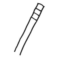 Huakii Bed Ladder Assist Rope Ladder, Bed Assistant for Elderly Patient