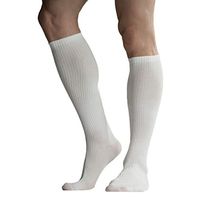 +MD 6 Pairs Compression Socks (8-15mmHg) for Women & Men - Summer Knee High Socks for Running, Medical, Athletic, Nurses, Travels, Edema, Anti-DVT, Varicose Veins, Shin Splints 6White 9-11