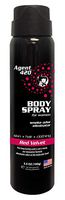 Agent 420 Daily Fragrance Body Spray - Long Lasting, Breaks Down and Destroys Smoke Odor at The Molecular Level - Eliminates Odors from Hair, Body and Clothes - 3.5 oz Spray (1 Pack, Red Velvet)