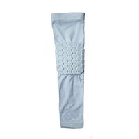 Mens Sport Basketball Shooting Elbow Pads Protector Support Guard Elastic Compression Arm Sleeve Warmers,White,M