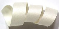 100% Biodegradable Natural Ribbon | 33 Solid Colors | Ribbon for Crafts | Cotton Curling Ribbon | Holiday Ribbon | Wrapping Ribbon | Eco-Friendly Ribbon (Cream, 3/16" x 500 Yards)