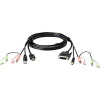 6' USB HDMI to DVI D KVM Cable