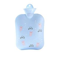 Rubber Hot Water Bottle Durable Hot Water Bag Small Irrigation Water Bottle Hot Water Bag Great for Pain Relief Hot and Cold Therapy Water-Filled Hot Water Bottle Hot Water Bottle Knit (Color : Q)