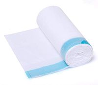 150pcs 2.6-4 Gallon Drawstring Trash Bag Bathroom Small Garbage Bags White Wastebasket Trash Can Liners