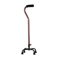 Elderly walker Cane Retractable Lightweight Aluminum Alloy Corner Cane Auxiliary Walking Support Straight Hand/Bend FANJIANI (Color : A)
