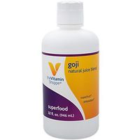 The Vitamin Shoppe Goji Juice (Goji Berries), A Natural Juice Blend, Superfood, Antioxidant, Harvested from The Lycium Plant, Energy Booster (32 Fluid Ounces Liquid)