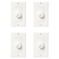 Atlas Sound AT100D 100 Watt Deluxe Decora Attentuator - Contractor 4-Pack