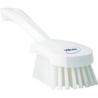 Vikan 41905 Heavy Duty Sweep Hand Brush, Polypropylene, Polyester Bristle, 10", White