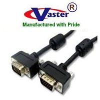 SuperEcable - 20248-25 Ft - High Resolution Micro S-VGA Slim Wire & Hood Monitor Video Cable, with Ferrite Cord