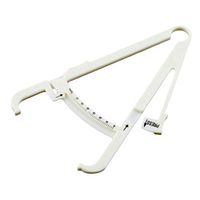 Personal Body Fat Tester Kit SUJING Body Fat Caliper Skin Analyzer Measure Charts Fitness Slim Keep Health Tester (White)