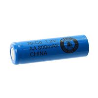 Exell 1.2V 800mAh NiCD AA Rechargeable Battery Flat Top Cell Fast USA Ship