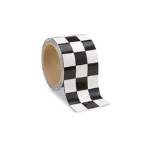 Low Vision Checkerboard Tape White and Black 3 In Wide