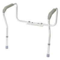 Homecraft Toilet Safety Frame, Bathroom Toilet Frame for Handicap or Disabled, Assistance Rails for Elderly, Adjustable Toilet Hand Rails for Support, Safety, and Comfort, Bathroom Grab Bar