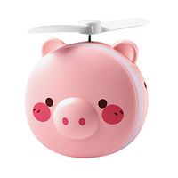 Meidexian888 Mini Handheld Fan,Fill light LED Handheld Beauty Mirror usb portable charging mini Pocket Fan (B)