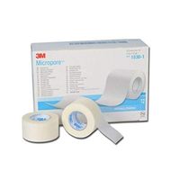 Complete Medical 3M1530-1 1x10 Yards Micropore Surgical Tape - White