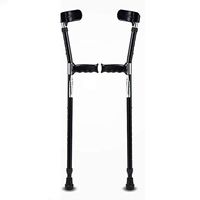 Lightweight Aluminum Alloy Retractable Anti-Skid Elbow Arm Cane Sliding Height Adjustable Old Cane Walker