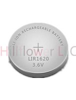 Hillflower 5 Piece LIR1620 1620 CR1620 LM1620 BR1620 Rechargeable Bulk 3.6V Long Duration Lithium Battery