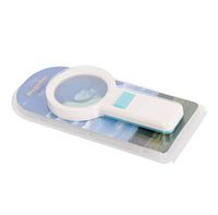 Magnifying Glass Magnifying Glass with Light, LED Illuminated Large Portable Magnifier Reading Aid Lens Handheld Lighted Magnifying Glass for a Bright, Clear and Color Correct View 6X