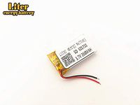 3.7V 260mAh 601730 Lithium Polymer Ion Rechargeable Battery Lithium Polymer Li-Po Battery for MP4 GPS MP3 Bluetooth Stereo DIY Gift