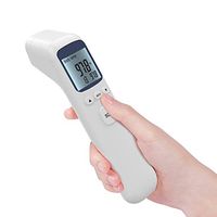 Forehead Thermometer, Infrared Accurate Forehead Thermometer Gun, Ear Thermometer, Non-Contact Infrared Digital Thermometer, Instant Reading for Baby Kids and Adults, Indoor and Outdoor