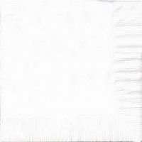 200 White Luncheon/Dinner Napkins Plain Solid Color