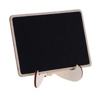 12pcs Vintage Chalk Board Chalkboard Mini Small Blackboard Wooden Easel