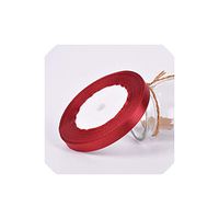 25Yards/Roll Grosgrain Satin Ribbons for Wedding Christmas Party Decorations DIY Bow Craft Ribbons Card Gifts Wrapping Supplies,15,6mm