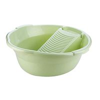 AI® Washtub, Large Plastic Wash Basin - Student Dormitory (Light Green)