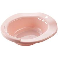 LoveinDIY Sitz Bath, Over The Toilet Perineal Soaking Bath, Designed for Hemorrhoidal Relief, Postpartum, Patients - Pink