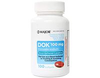 Major DOK Stool Softener Softgels 100 Mg 100 Softgel per Bottle