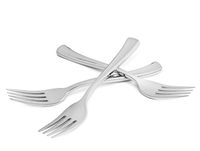 Disposable Silver Forks - 24 Count Silver Plastic Forks