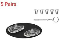 Replacement Tom Ford Soft Silicone Nose Pads Eye Glasses Sunglasses Screw in,5 Pairs