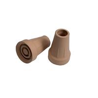 PCP Crutch Tip Replacement, Tan, Medium