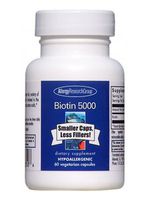 Allergy Research Group Biotin 5000 mcg 60 vegcaps (BIOTI) Pack of 2