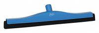 Vikan 20"W Straight Double Foam Rubber Floor Squeegee Without Handle, Blue Blue 77533-1 Each
