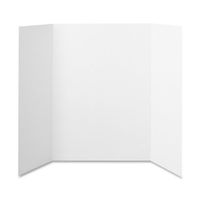 Elmers 730205 Project Board Display, Tri-Fold Board, 36 in.x48 in, White