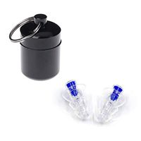 Jenny.Ben Music earplugs Eliminate Noise for Concert DJ bar Band Musicians Hearing Protection Silicone earplugs Blue