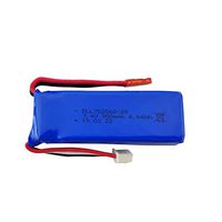 Leoie 7.4V 900mAh Lithium Battery for XK X520 XK X420 6 Channels Brushless Aileron 3D Stunt Helicopter Accessories 1pc
