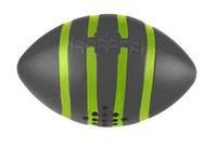 iHip Boomball Football Style Portable Outdoor Bluetooth 4.2 Speaker, Waterproof, Floatable, Shock Proof, Play Listen to Music- Gray/Lime Greencolor
