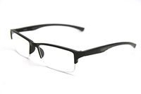 ColorViper 6904 Semi-Rimless Flexie Reading Glasses NEW COLOR (GREY, 2.75)