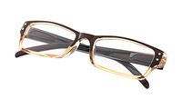 Reading Glasses with Spring Hinge for Women - Ladies Cute Readers Brown Frame +1.5