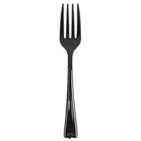 Black Tiny Tines Elegant 4.0" Plastic Tasting Forks 48 Pc H'orderves Picks